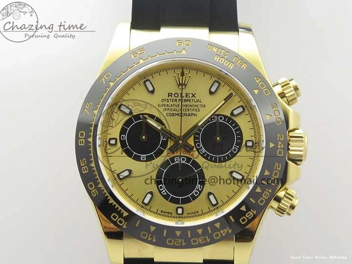 Best AAA Replica Sites YG (Free Black Noob V3 Edition SS Best Strap Strap) Dial Vibrant Daytona YG 116518 904L Plated Extra on 3208 Rubber 1:1 Black SA4130 Case 0117